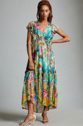 Load image into Gallery viewer, By Anthropologie V-Neck Flutter-Sleeve Dress
