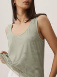 Load image into Gallery viewer, Sunday in Brooklyn Rhinestone Mesh Tank
