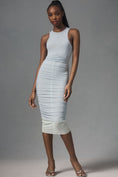 Load image into Gallery viewer, By Anthropologie Sleeveless Layered Mesh Midi Dress
