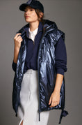 Load image into Gallery viewer, Pilcro Longline Shine Puffer Vest
