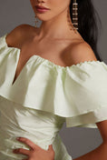 Load image into Gallery viewer, Maeve Ruched Off-The-Shoulder Dress - EUC
