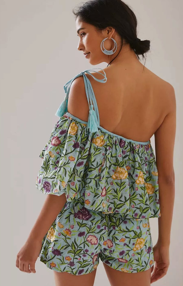 LA’ Fuori X Anthropologie Embroidered Romper