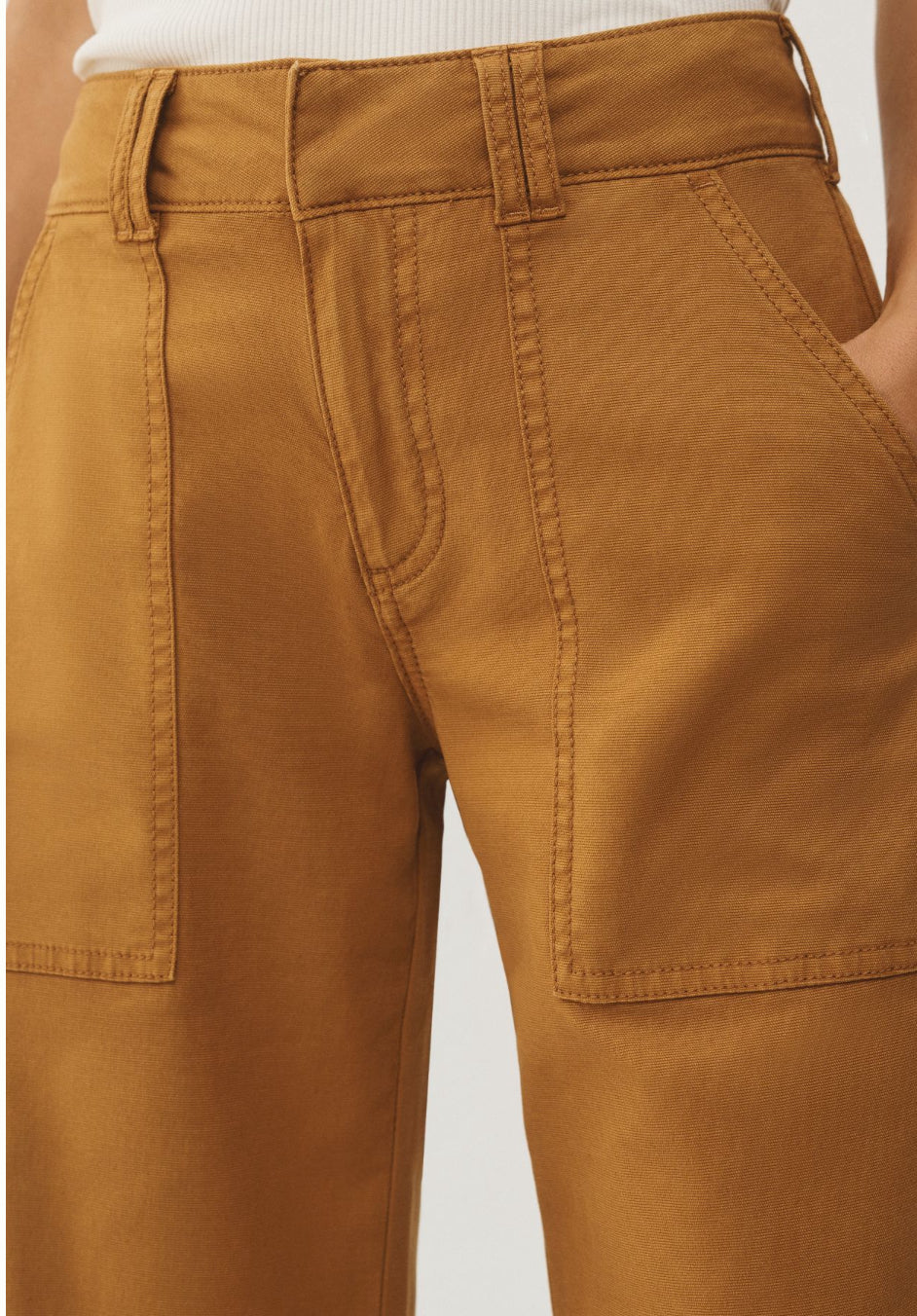 Pilcro Mid-Rise Wide-Leg Cargo Pants