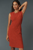 Load image into Gallery viewer, By Anthropologie Mock-Neck Textured Dress
