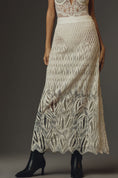 Load image into Gallery viewer, By Anthropologie Woven Column Sheer Maxi Skirt
