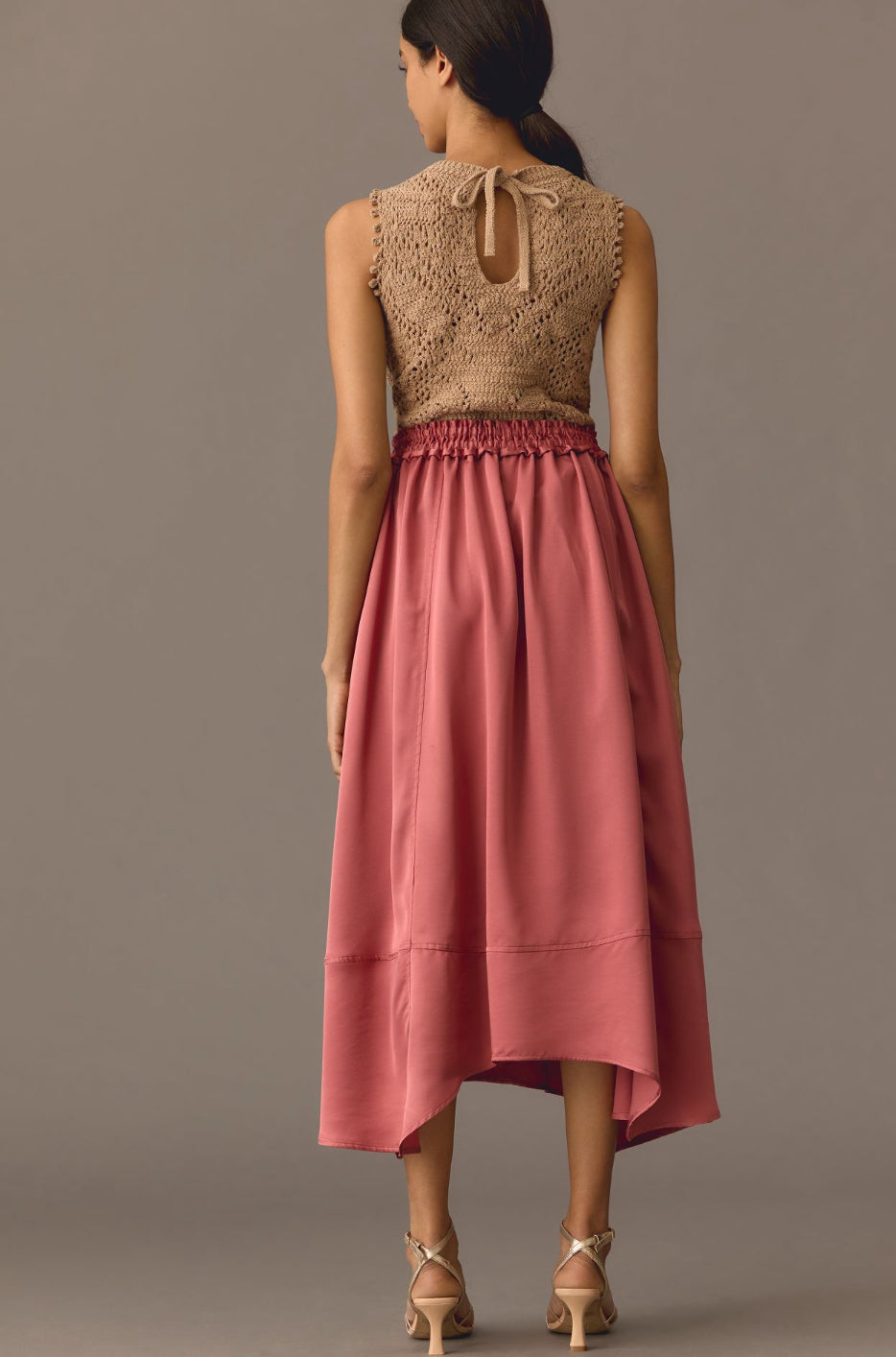 By Anthropologie Silky Parachute Skirt