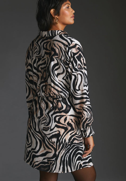 By Anthropologie Printed Wrap Dress