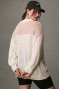 Load image into Gallery viewer, Caballero Sheer Pullover Sweater
