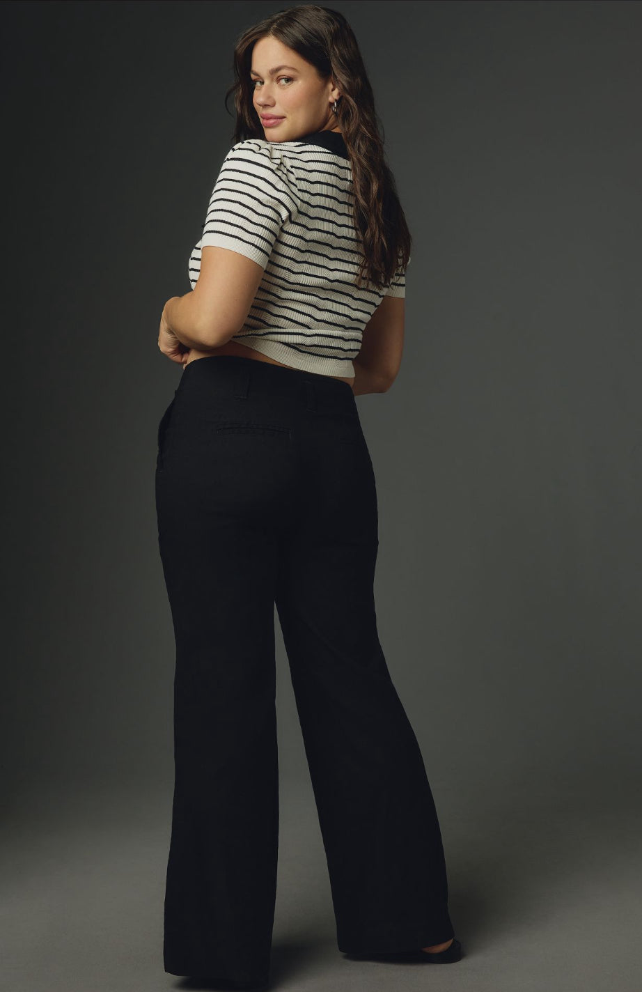 The Naomi Wide-Leg Flare Pants by Maeve