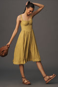 Load image into Gallery viewer, By Anthropologie Textured Smocked Midi Dress
