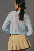 Load image into Gallery viewer, By Anthropologie Sheer Cropped Cardigan Sweater
