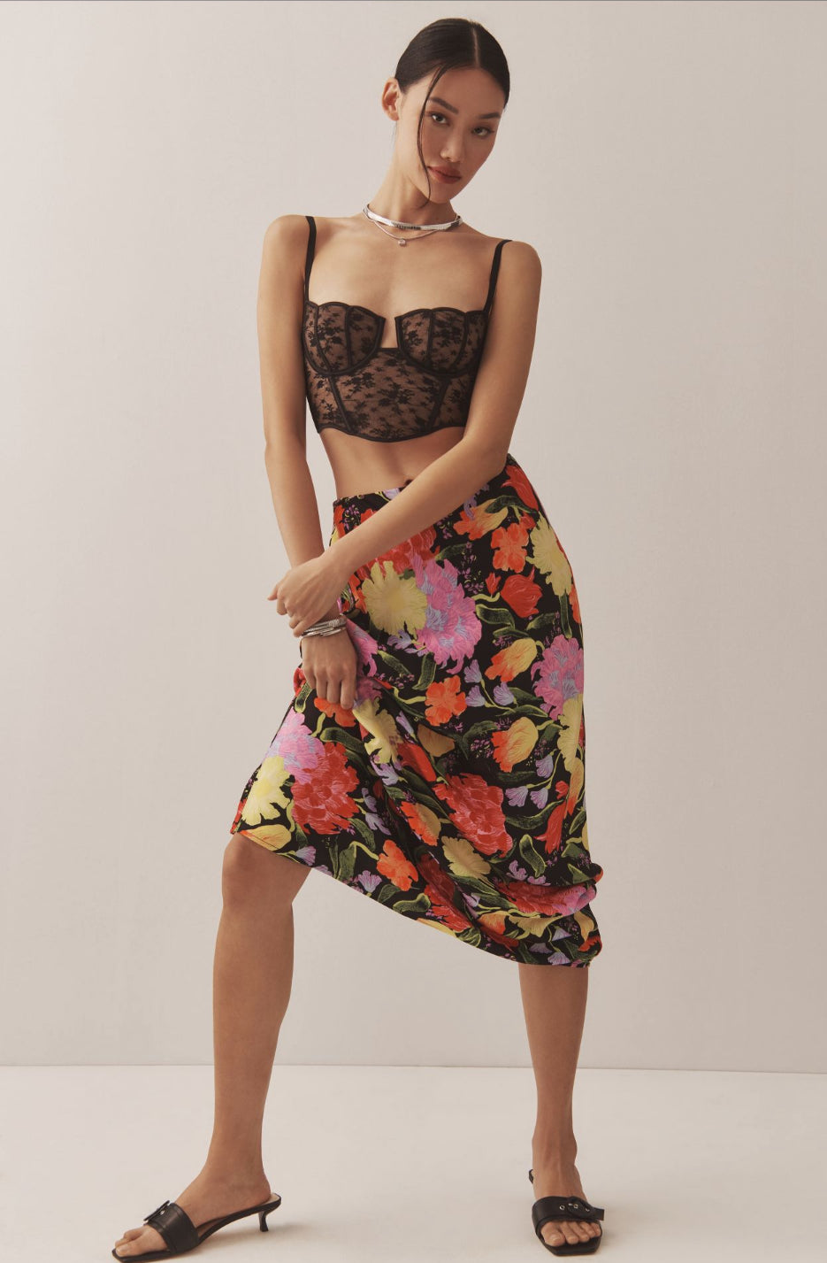 By Anthropologie Tulip Lace Bustier