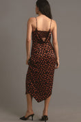 Load image into Gallery viewer, By Anthropologie Sleeveless Draped-Back Asymmetrical Midi Slip Dress
