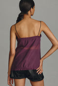 Load image into Gallery viewer, Maeve Layered Ruffle-Trim Organza Cami
