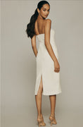 Load image into Gallery viewer, Pilcro Strapless Corduroy Slim Midi Dress
