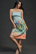 Load image into Gallery viewer, By Anthropologie Sleeveless Foldover Knee Length Dress
