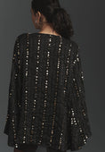 Load image into Gallery viewer, Let Me Be V-Neck Embellished Lace Blouse
