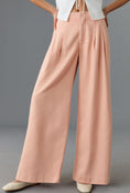 Load image into Gallery viewer, Maeve Pleated Wide-Leg Pants
