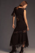 Load image into Gallery viewer, Hutch Asymmetrical Lace Mix Maxi Slip Dress
