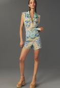 Load image into Gallery viewer, Ranna Gill Sleeveless Collared Linen Romper
