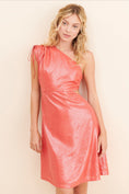 Load image into Gallery viewer, Vineet Bahl One-Shoulder Sequin Mini Dress - EUC
