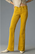 Load image into Gallery viewer, Pilcro The Icon Low-Rise Corduroy Chop Pocket Flare Jeans
