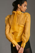 Load image into Gallery viewer, By Anthropologie Organza Blouse
