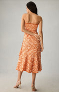 Load image into Gallery viewer, By Anthropologie Strapless A-Line Ruffle-Hem Dress
