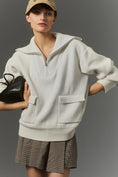 Load image into Gallery viewer, English Factory Half-Zip Pullover Sweater
