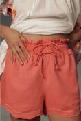 Load image into Gallery viewer, By Anthropologie Linen Double Waistband Shorts
