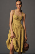 Load image into Gallery viewer, By Anthropologie Textured Smocked Midi Dress
