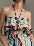 Load image into Gallery viewer, Farm Rio Sleeveless Ruffle Maxi Dress
