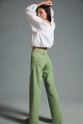 Load image into Gallery viewer, The Kit High-Rise Wide-Leg Utility Trousers by Pilcro
