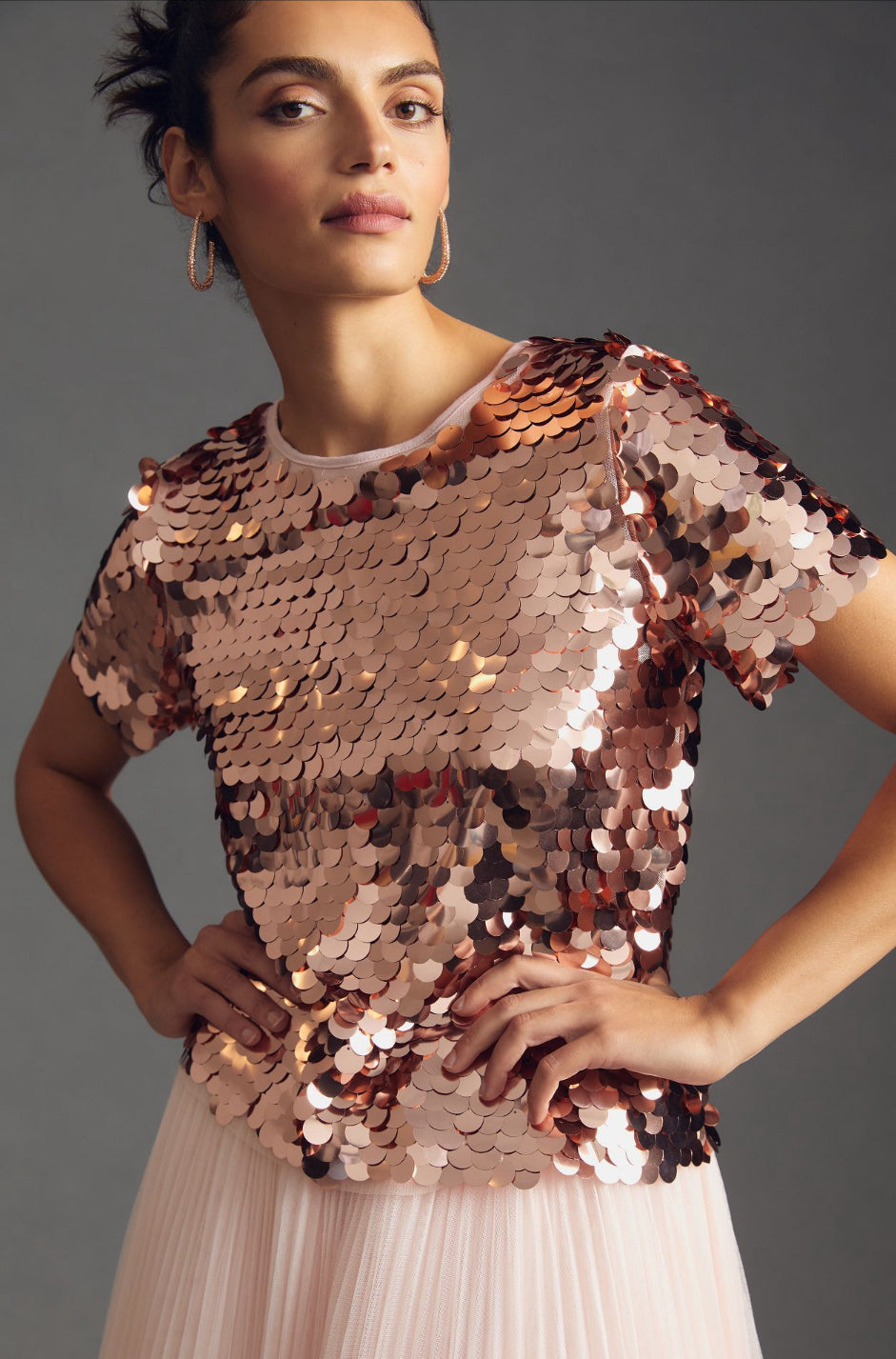 Eva Franco Sequin Tee