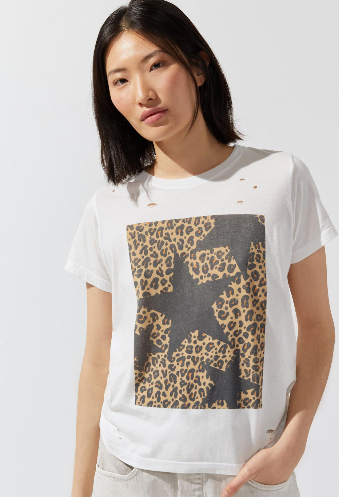 Cheetah Star Graphic Tee