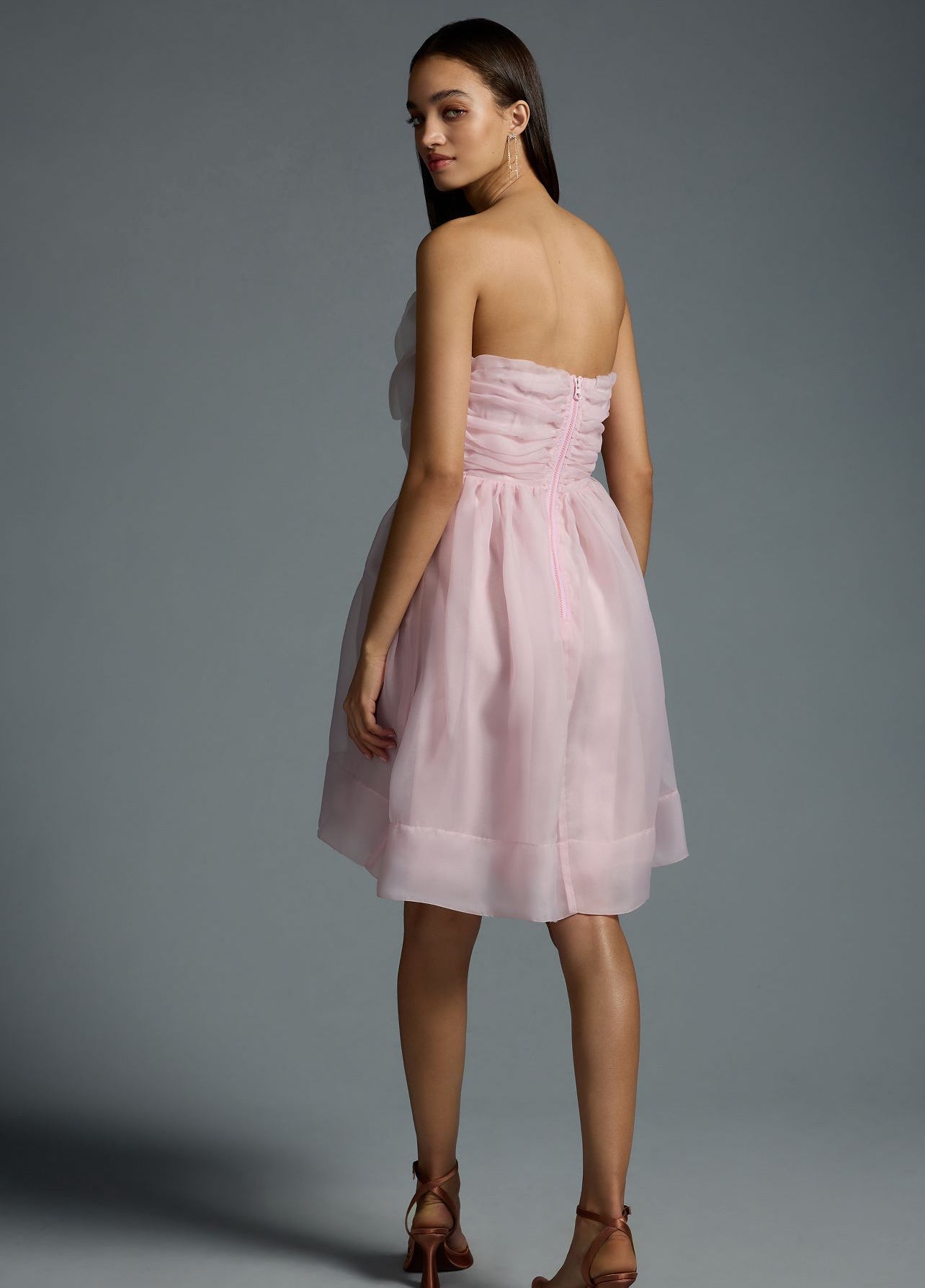 Cynthia Rowley Organza Flower Dress