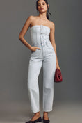 Load image into Gallery viewer, Pistola Daphine Strapless Denim Jumpsuit
