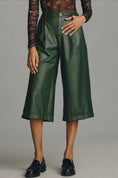 Load image into Gallery viewer, By Anthropologie Faux Leather Culottes
