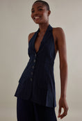 Load image into Gallery viewer, By Anthropologie V-Neck Halter Waistcoat Top
