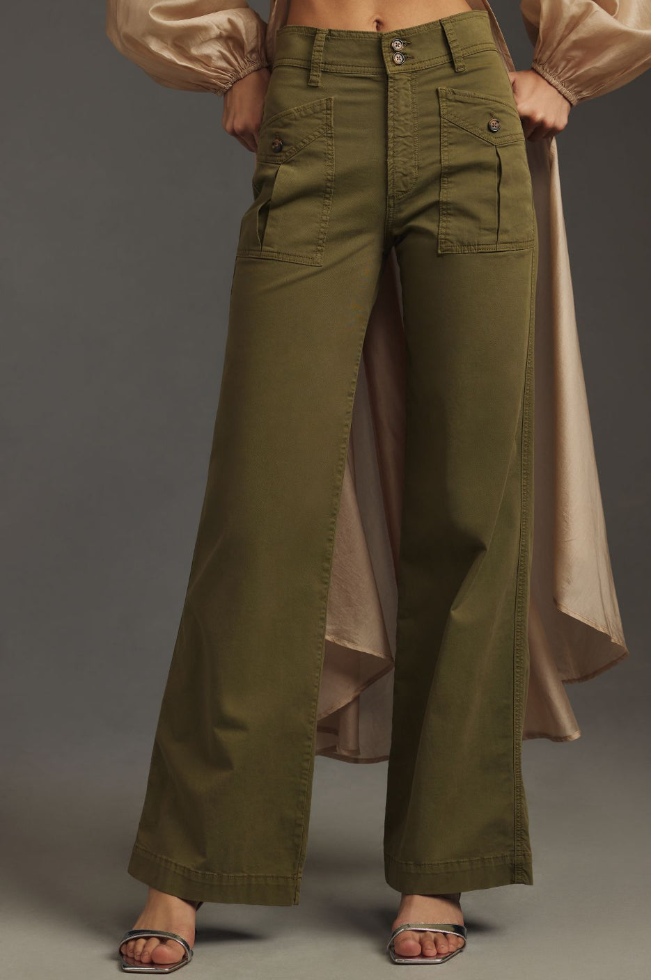 Joe's Jeans Premium Wide-Leg Cargo Pants