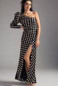 Load image into Gallery viewer, Mac Duggal Puff-Sleeve One-Shoulder Dress
