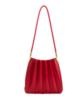 Load image into Gallery viewer, Carrie Pleated Shoulder Bag Red
