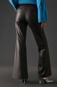 Load image into Gallery viewer, The Naomi Wide-Leg Flare Pants by Maeve: Faux Leather Edition
