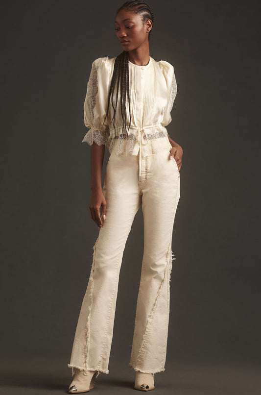 Pilcro Reworked High-Rise Icon Flare Jeans