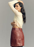 Load image into Gallery viewer, The Colette Faux Leather Mini Skirt by Maeve
