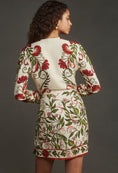 Load image into Gallery viewer, Farm Rio Long-Sleeve Printed Wrap Mini Dress
