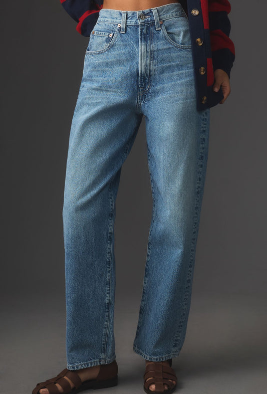 Edwin Kayla High-Rise Tapered Jeans