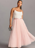 Load image into Gallery viewer, Hutch Pleated Tulle Skirt
