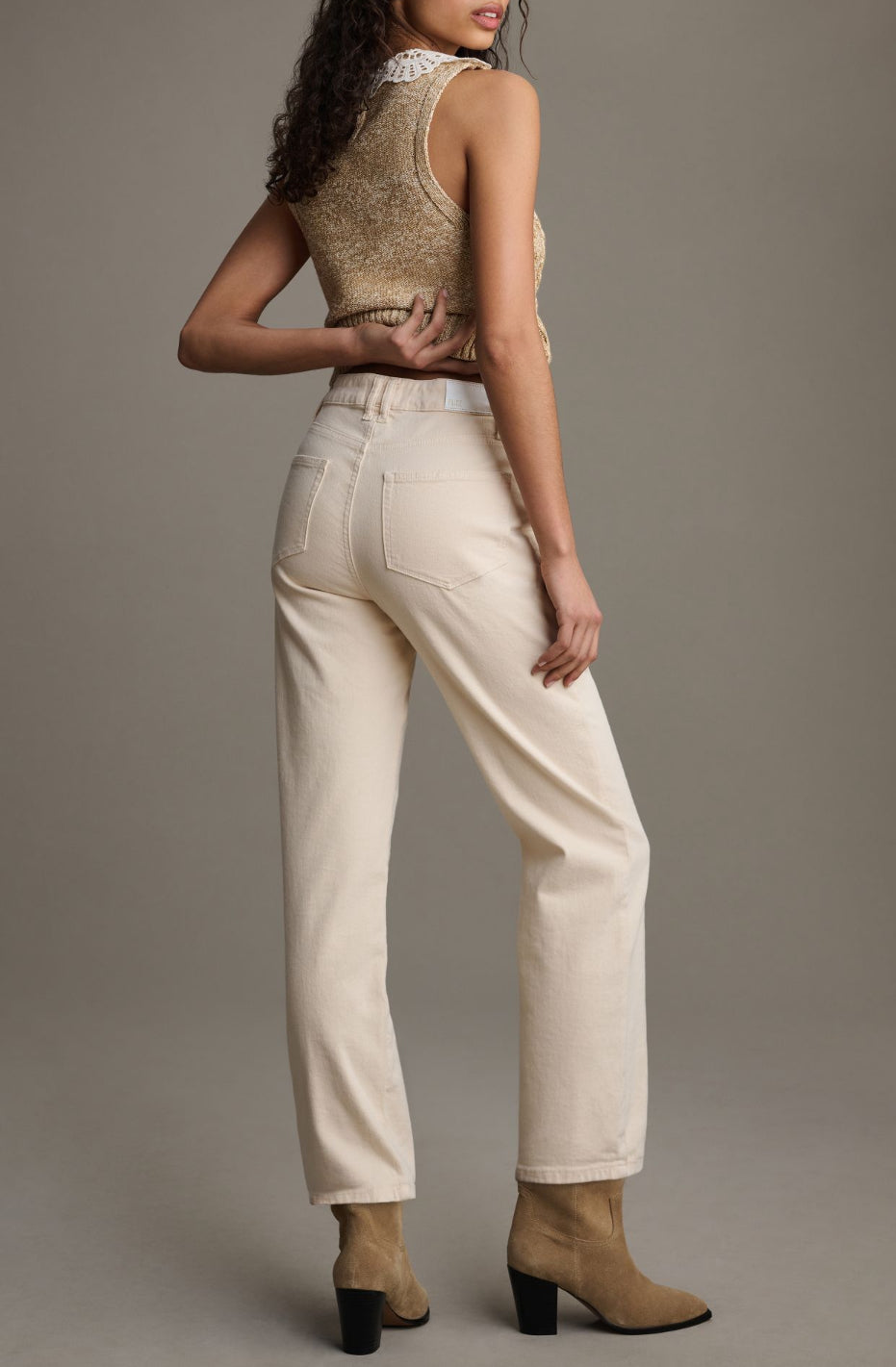 PAIGE Alexis High-Rise Tapered Cargo Jeans