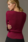 Load image into Gallery viewer, Maeve Square-Neck Bell-Sleeve Sweater
